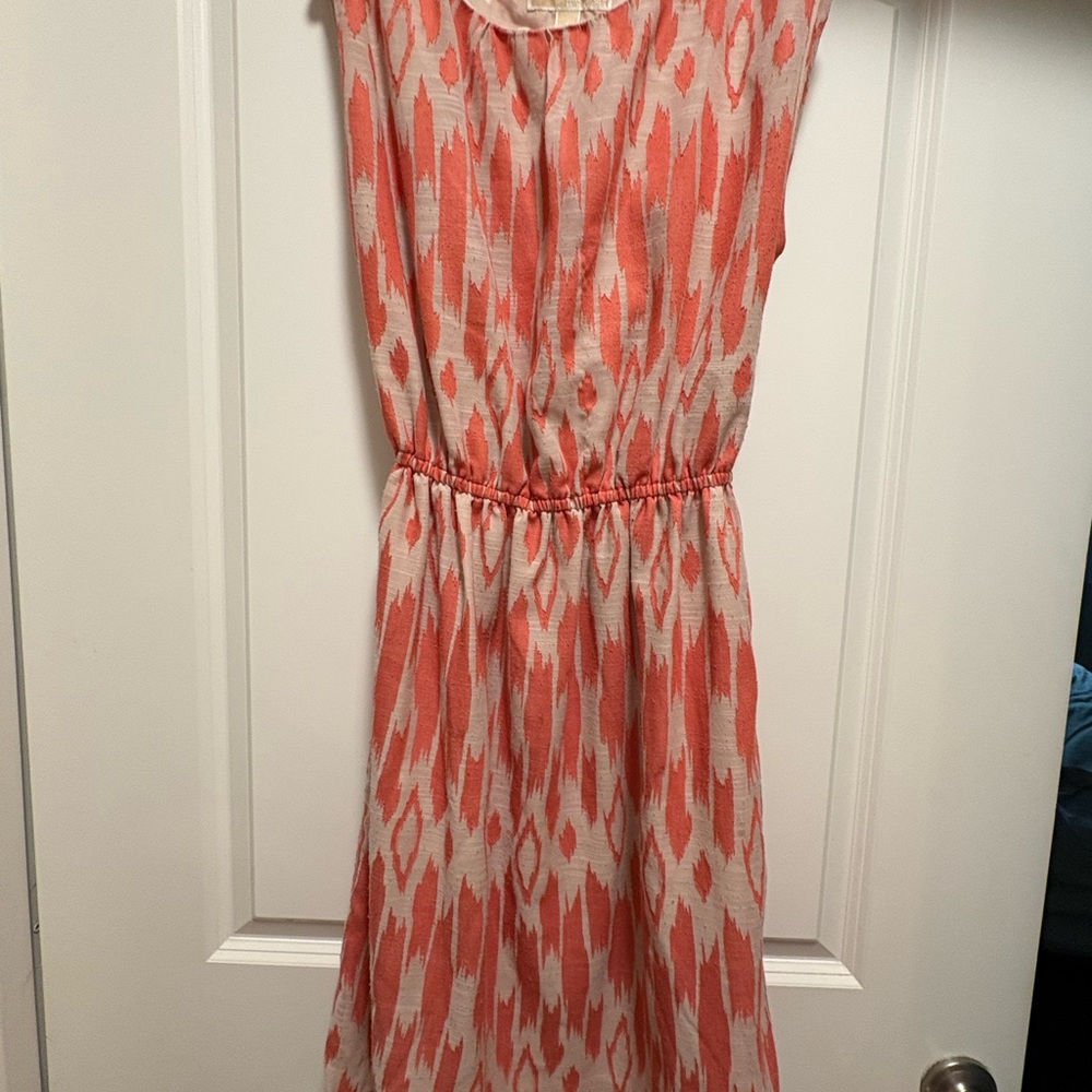 MICHAEL Michael Kors Coral and Cream Dress